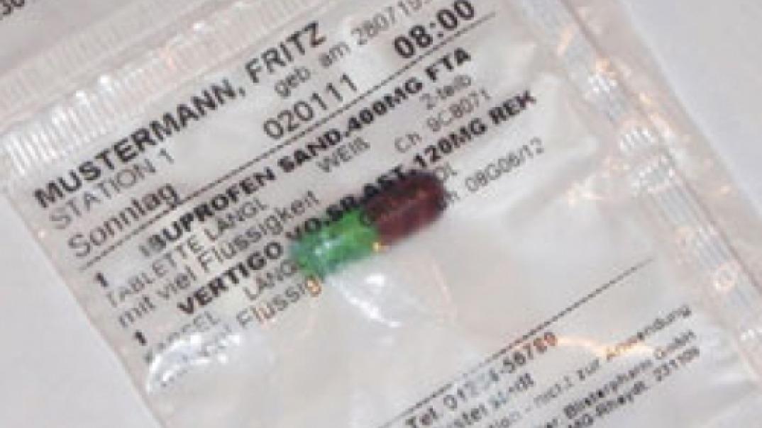 Verblisterung von ihren Medikamenten